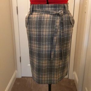 2 for $13 Talbots Wool Plaid Skirt